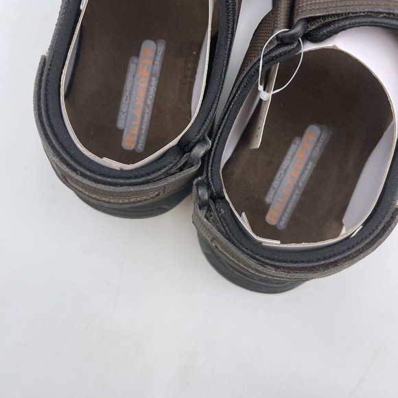 Skechers Men's 13 Louden Sandal Brown SN 64487 New Without Box - Picture 10 of 12